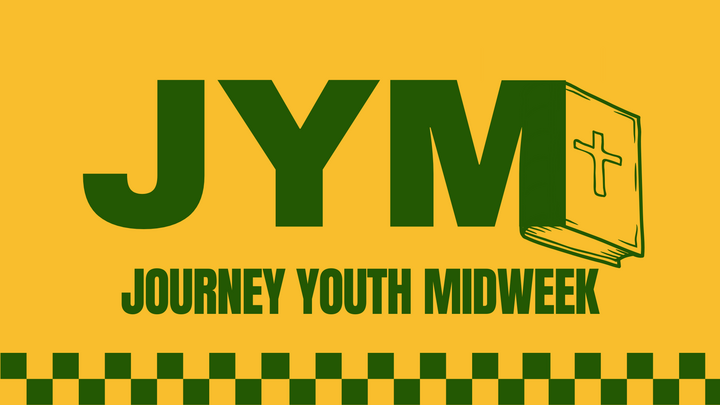 Logo for JYM (Journey Youth Midweek)