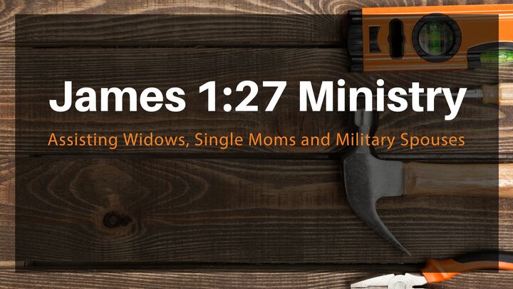 Logo for James 1:27 (Serving Widows & Orphans)