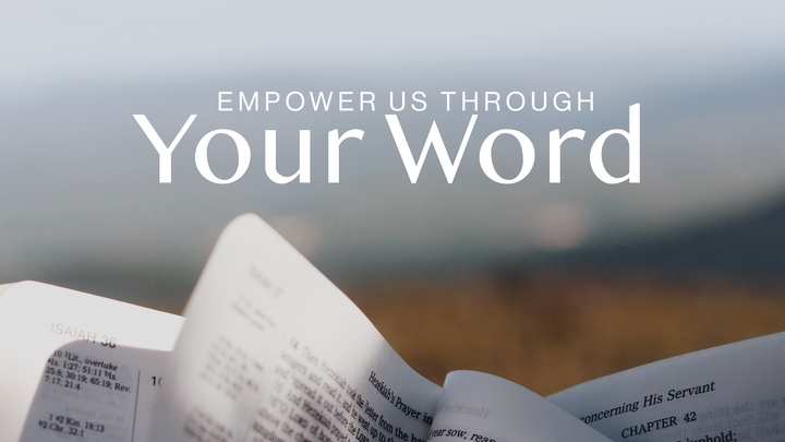 Logo for "Empower Us Through Your Word" - Dr. Regina O'Leary