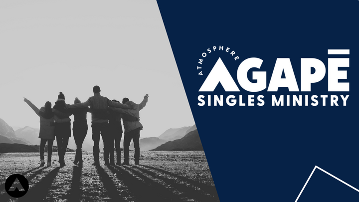 Logo for Agapé Singles // Monthly & Special Events