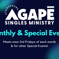 Logo for Agapé Singles // Monthly & Special Events