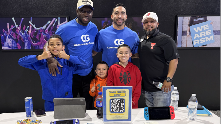 Logo for Single Father's Group l Lead by: Rich Flores & Dominic Quintana