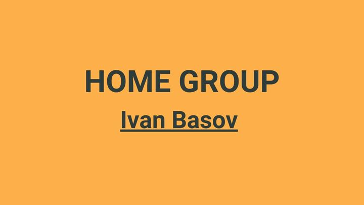 Logo for Home Group | Russian | Ivan Basov
