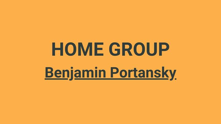Logo for Home Group | Russian | Benjamin Portanskyy