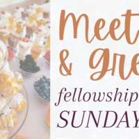Logo for Sunday Meet & Greet - Sign up to bring food!