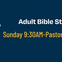 Logo for Bible Study-Adult: Sunday, 9:30AM - Pastor Kaiser