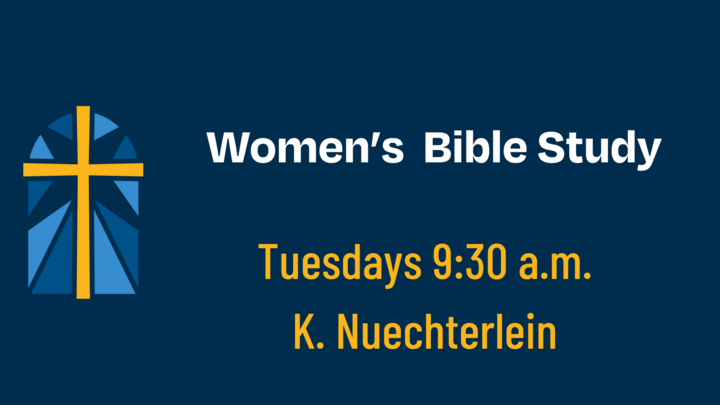 Logo for Bible Study-Women's: Tuesday AM - K. Nuechterlein