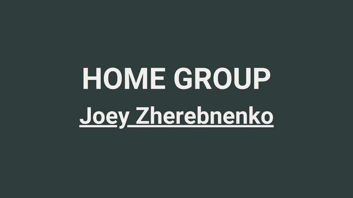 Logo for Home Youth Group | English | Joey Zherebnenko