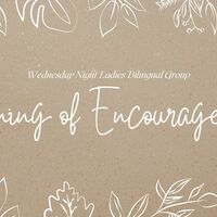 Logo for Evening of Encouragement - Wednesday Night Ladies (Bilingual Group)