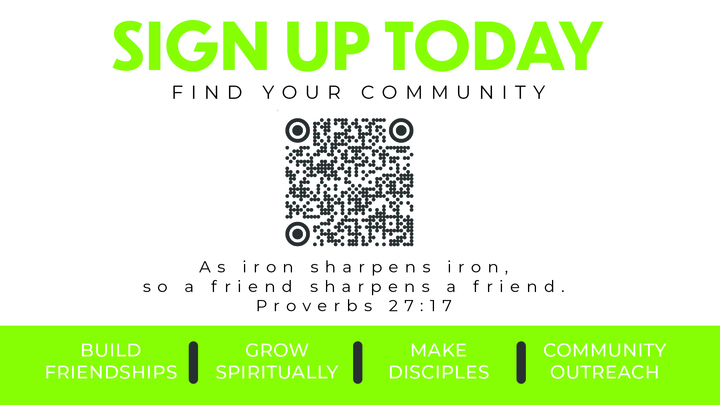 Logo for Are You Interested in Joining a Group but Have a Few Questions First? Sign Up Here.