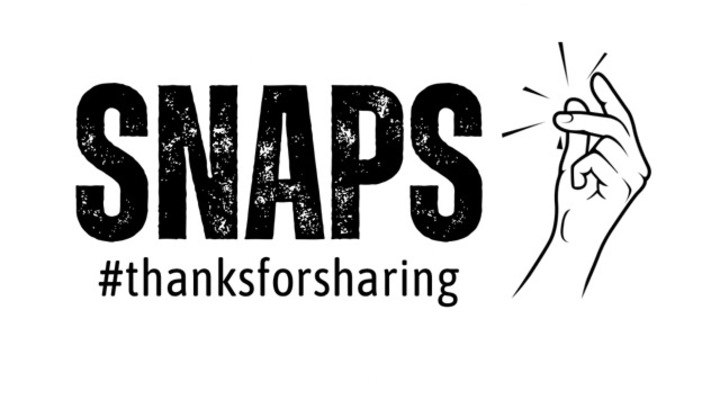 Logo for SNAPS #thanksforsharing