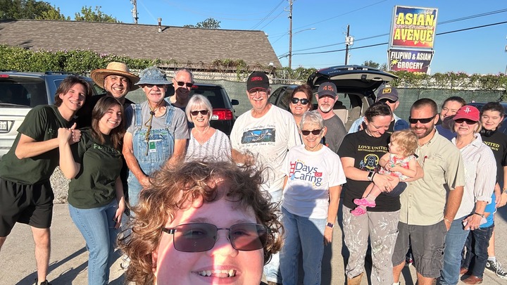 Logo for Outreach, Service, Missions: Helping Around Baytown!