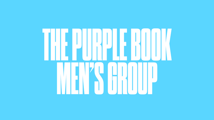 Logo for THE PURPLE BOOK MENS GROUP