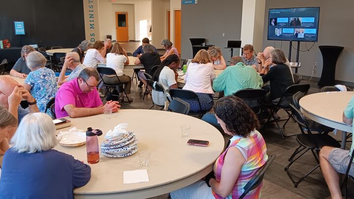 Logo for Missions Prayer & Potluck