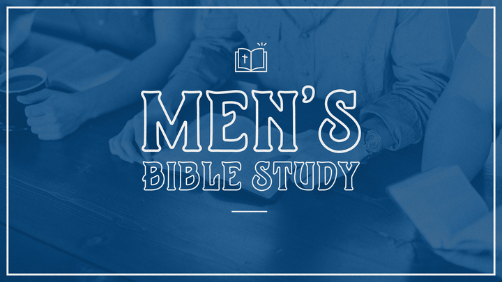 Logo for Men's Bible Study - Mondays, 7PM (off-campus)