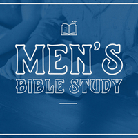Logo for Men's Bible Study - Mondays, 7PM (off-campus)