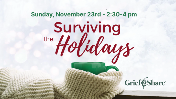 Logo for Grief Share - Surviving the Holidays