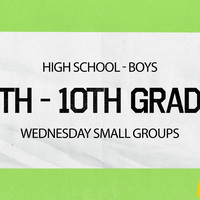 Logo for High School Boys - 9th and 10th Small Group