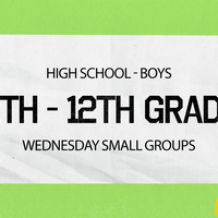 Logo for High School Boys - 11th and 12th Small Group