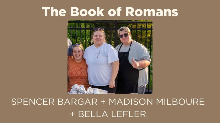 Logo for The Book of Romans with College Young Adults