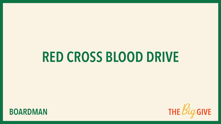 Logo for Red Cross Blood Drive