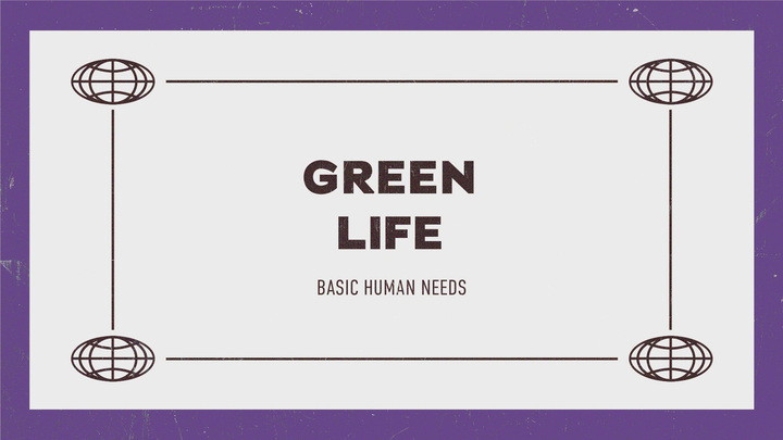 Logo for Green Life (Basic Human Needs)