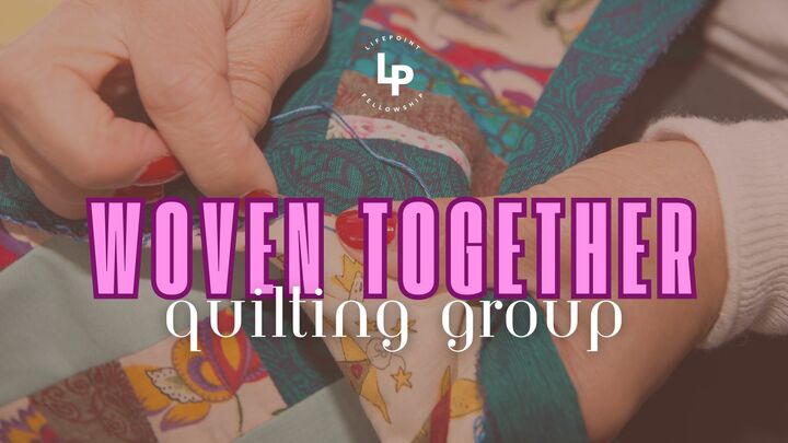 Logo for Woven Together Quilting Group