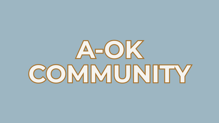 Logo for A-OK - Leaders: Krista McQueen & Tom Dillree