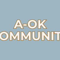 Logo for A-OK - Leaders: Krista McQueen & Tom Dillree