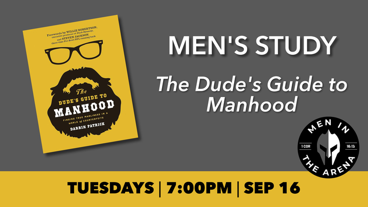 Logo for Men's Study - The Dude's Guide to Manhood