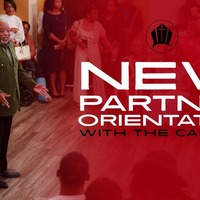 Logo for New Partner Orientation w/ The Carsons