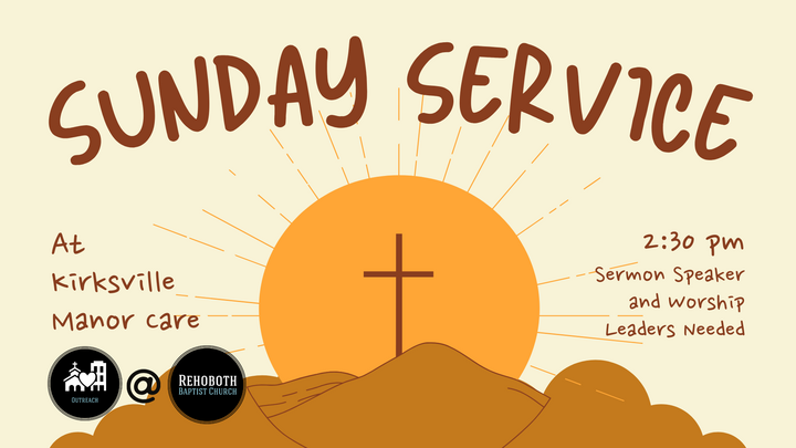 Services at Manor Care: Sunday Service logo