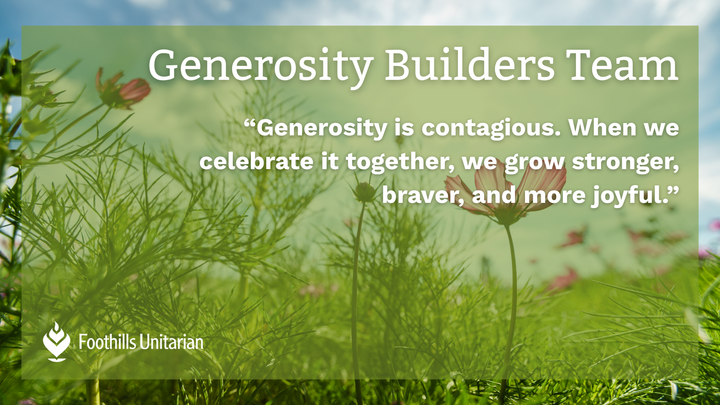 Logo for Generosity Builders Team