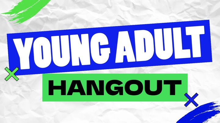 Logo for Young Adult Hang Out (Ages 18-29)