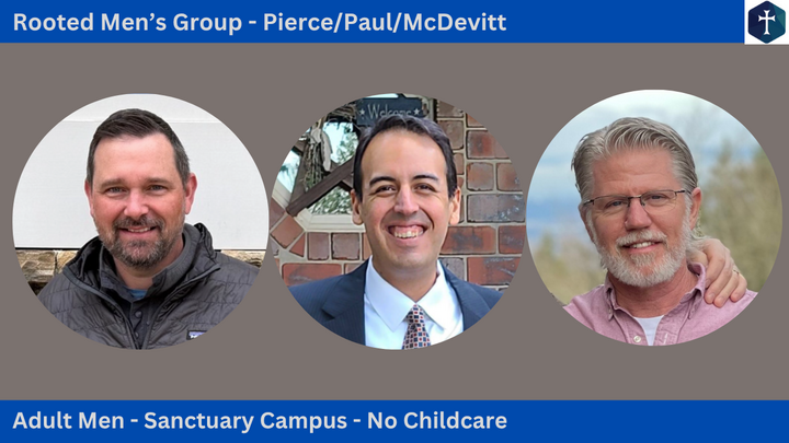 Logo for Rooted Men's Group - Pierce/Paul/McDevitt