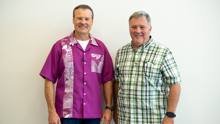 Logo for Bentonville: Coffee & Devotion with the guys // Shawn Campbell & Ken Arvin //  Fall  2025 (Off-site)