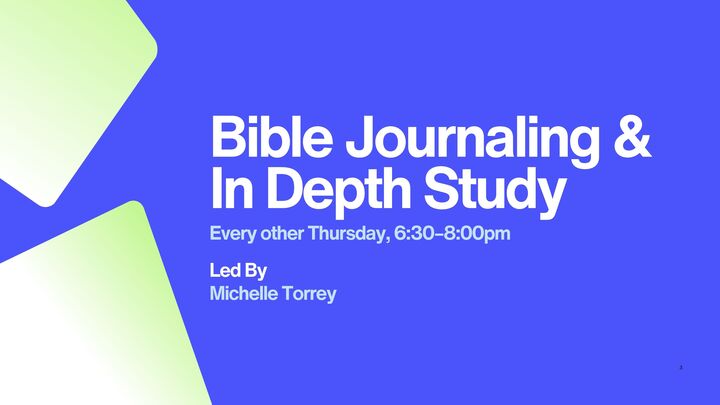 Logo for Bible Journaling & In Depth Study