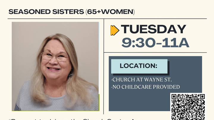 Logo for “Seasoned Sisters” Women’s Group (65+)