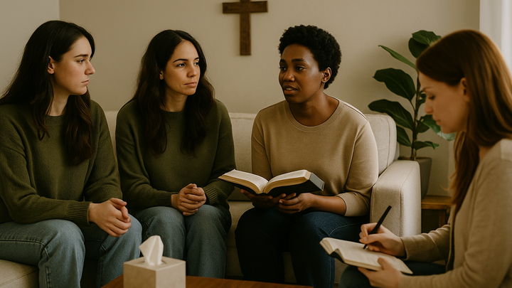 Logo for Healing the Heartbreak of Abortion (Surrendering the Secret)