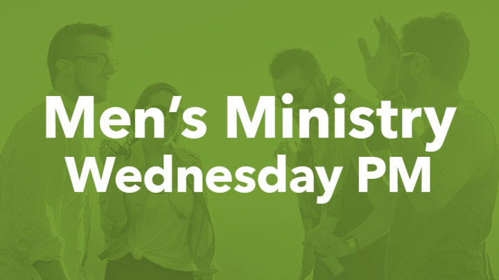Logo for Wednesday Men's Groups--7:30 PM (Use registration link in description)