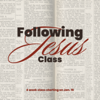 Logo for Following Jesus Class