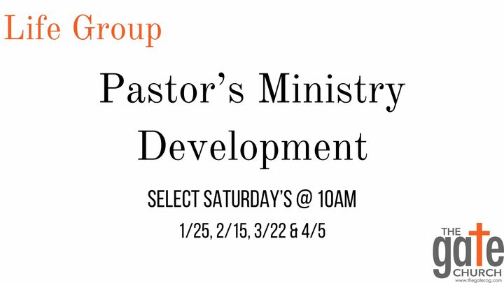 Logo for Pastor's Ministry Development