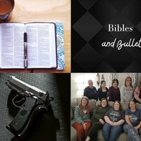 Logo for Bibles and Bullets (Women's Group)