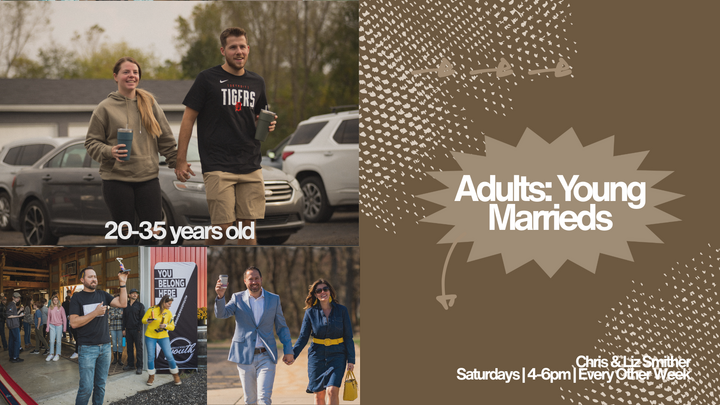 Logo for ADULTS: Young Marrieds (20-35 years old)