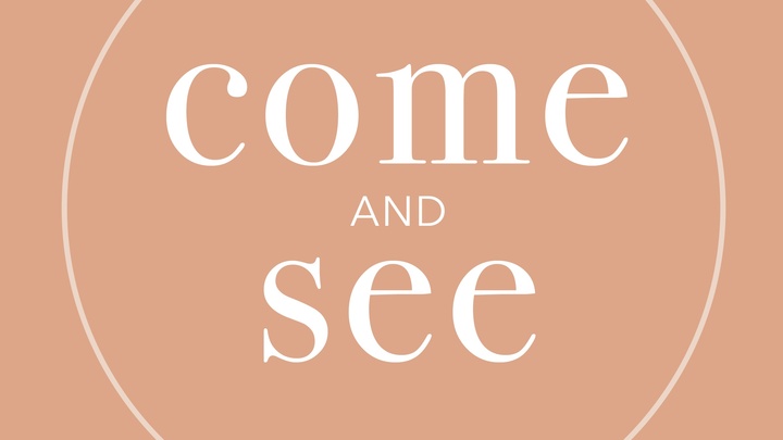 Logo for 2025 Come and See Women's Bible Study