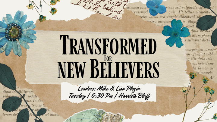 Logo for TRANSFORMED | NEW BELIEVERS