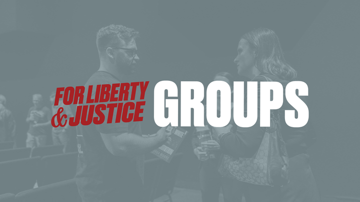 Logo for Join one of our local For Liberty & Justice Groups!