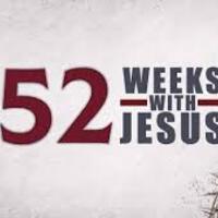 Logo for 52 Weeks with Jesus Book Study / Wednesday 6:30pm