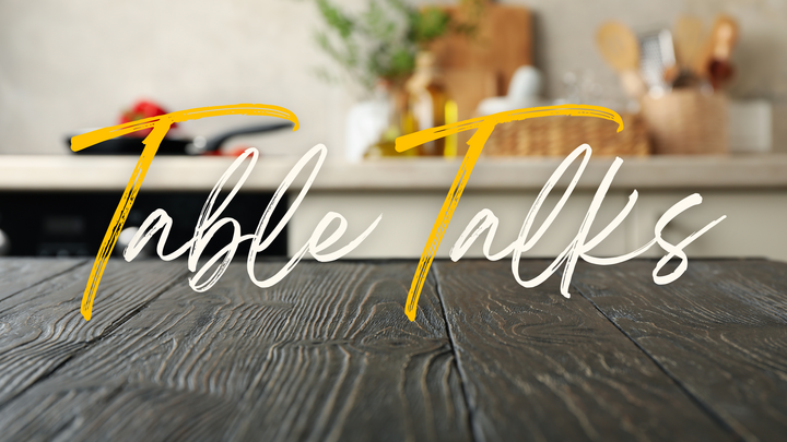 Logo for Table Talks | Bi-Weekly Bible Study