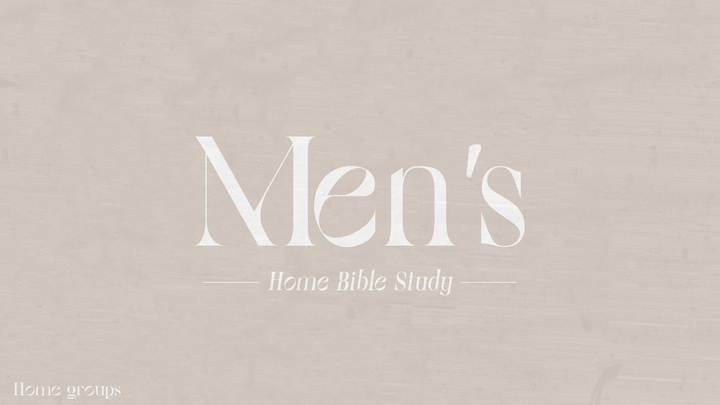 Logo for Men's Home Bible Study